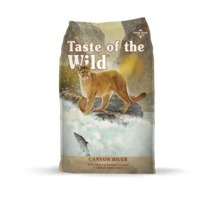 Taste of the Wild: A brand that offers grain-free dog food options made with real meats and fruits, made in the USA with globally sourced ingredients.