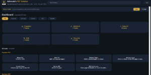 advocates pdf solution dashboard